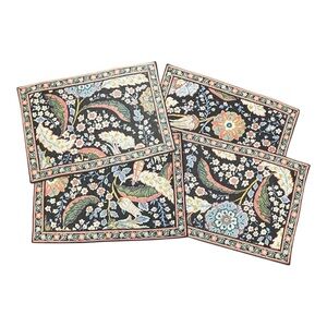 Vera Bradley Retired Print Vintage Reversible Placemats Set Of 4 Y2k Kitchen